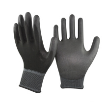 NMSAFETY seamless knitted sandy finish nitrile working gloves strong hand gloves nitril en 388